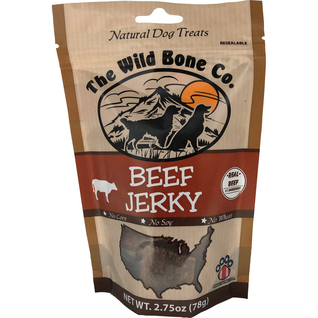 The Wild Bone Co. Natural Jerky Dog Treats (BEEF, 2.75 OZ)