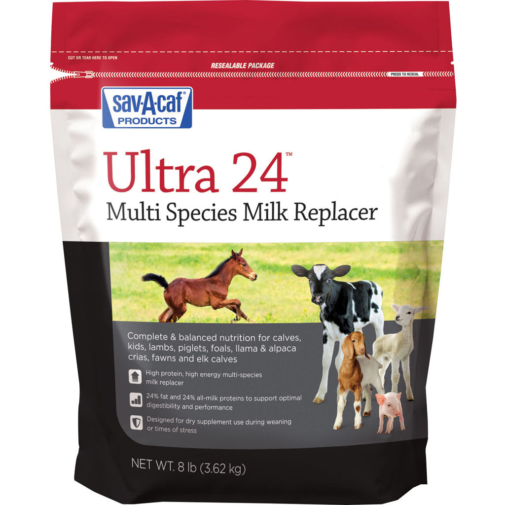 Grade A Ultra 24 Multi-Species Milk Replacer (8 LB)