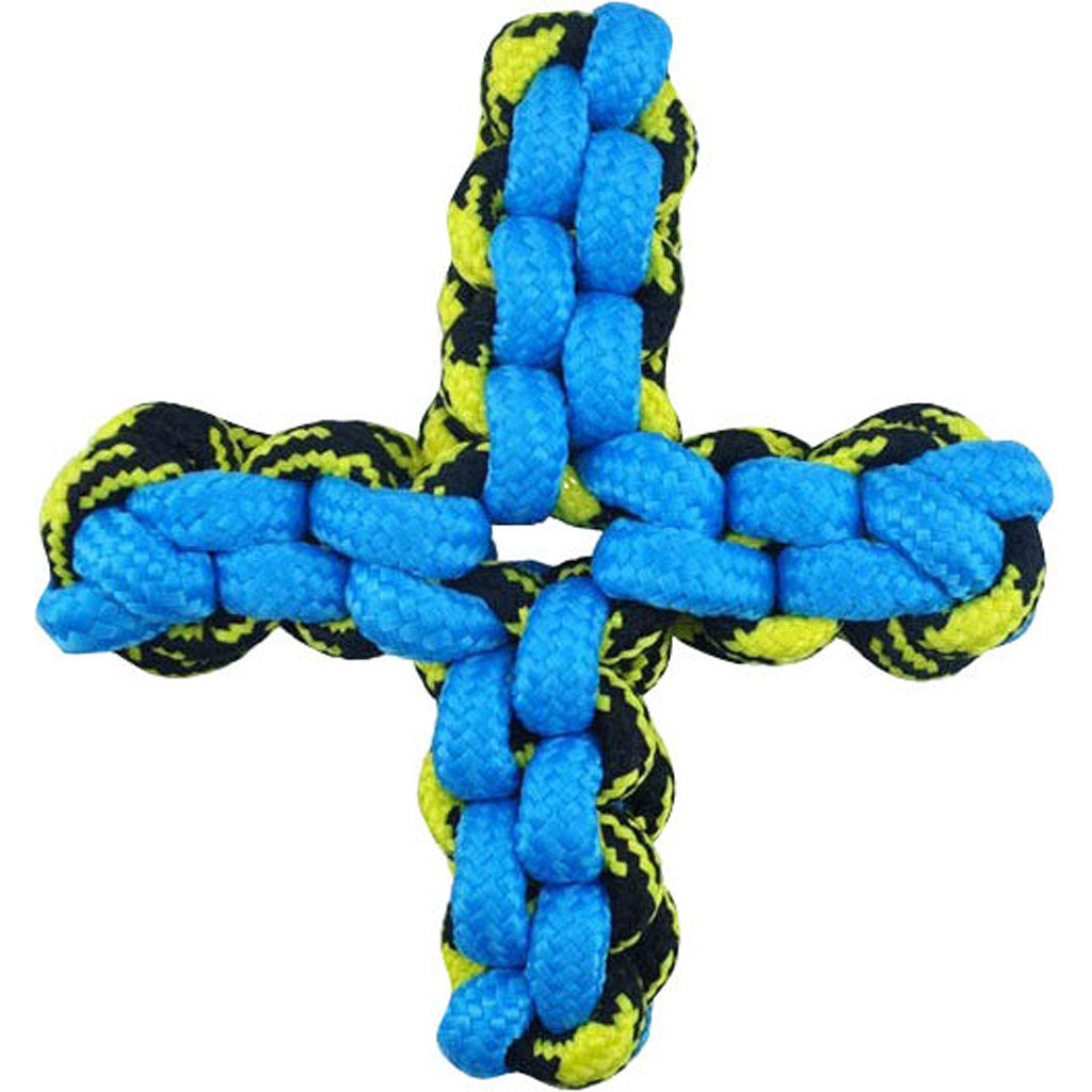 Pet Park Blvd Paracord Rope Twisted Quad X (BLUE)