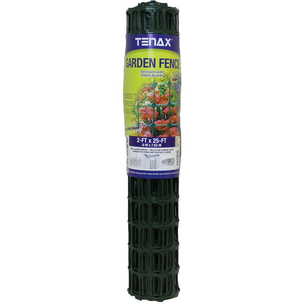 Tenax Garden Fence (GREEN, 2X25 FT)