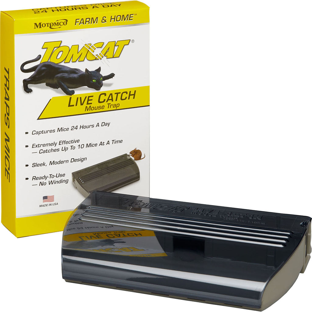 Tomcat Live Catch Mouse Trap (BLACK, 1 PK)
