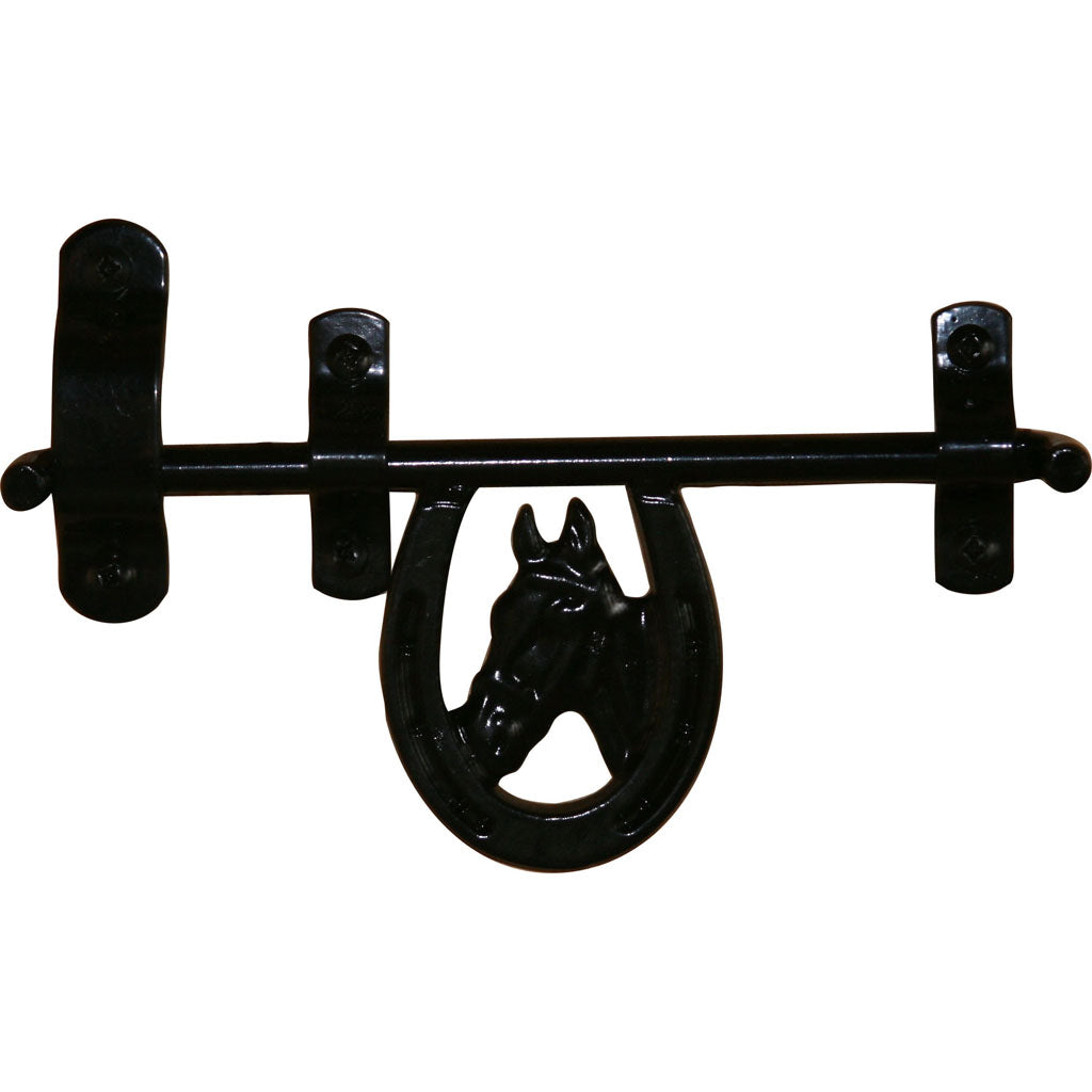 Door Latch Horse Head (BLACK)