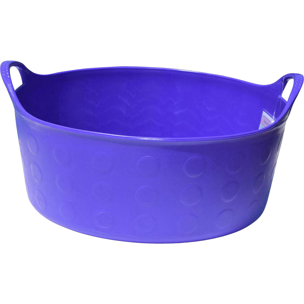Tuff Stuff Shallow Flex Tub (PURPLE, 4 GAL)