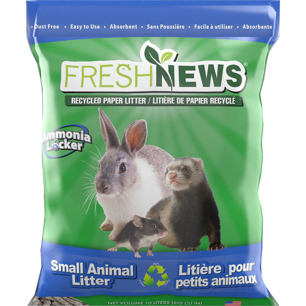 Fresh News Small Animal Litter (GRAY, 10 L)