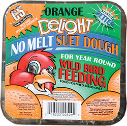 C&S Delight No Melt Suet Dough (ORANGE, 11.75 OZ)