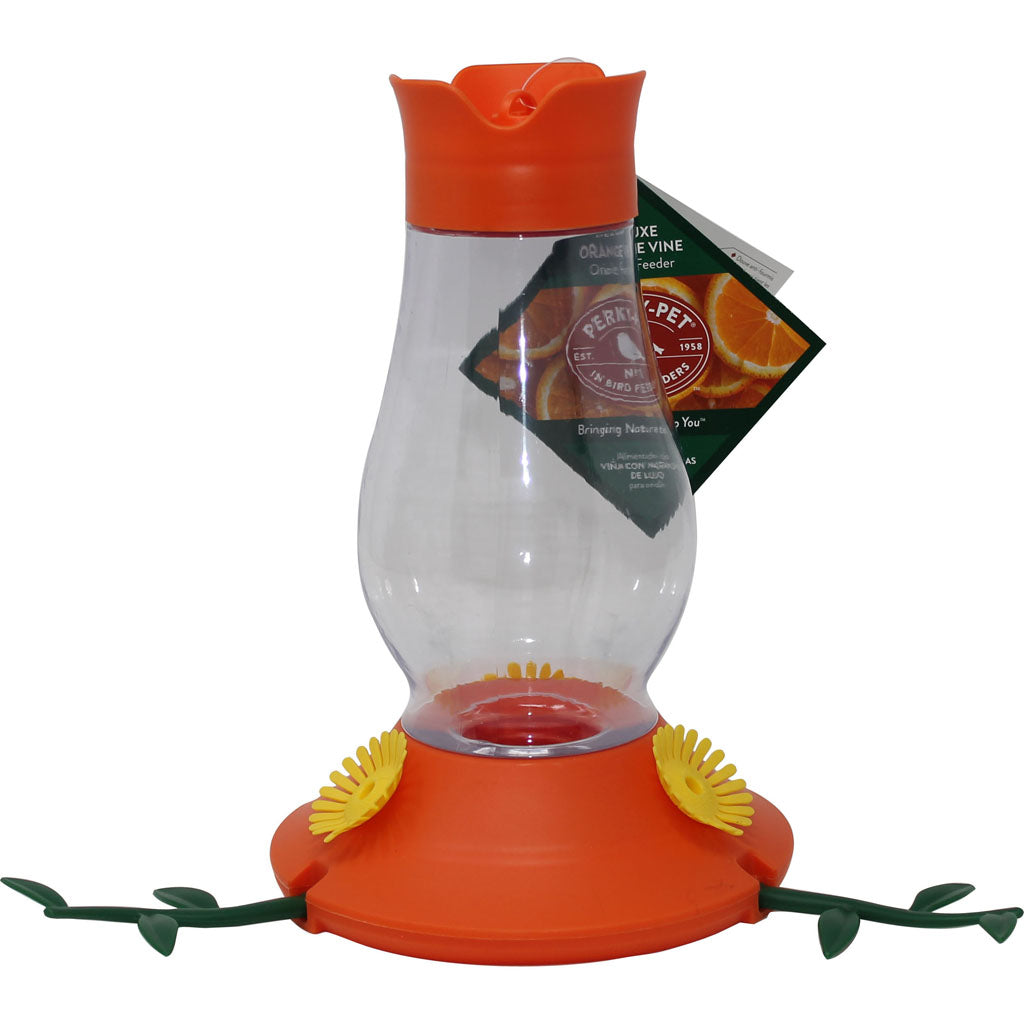 Vine Plastic Oriole Feeder (ORANGE, 27 OZ CAP)