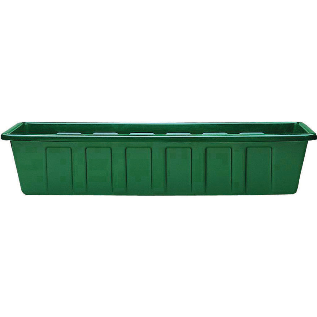 Poly-Pro Flower Box Planter Liner (HUNTER GREEN, 24 IN)