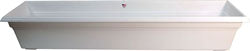 Countryside Flower Box Planter (WHITE, 36 IN)