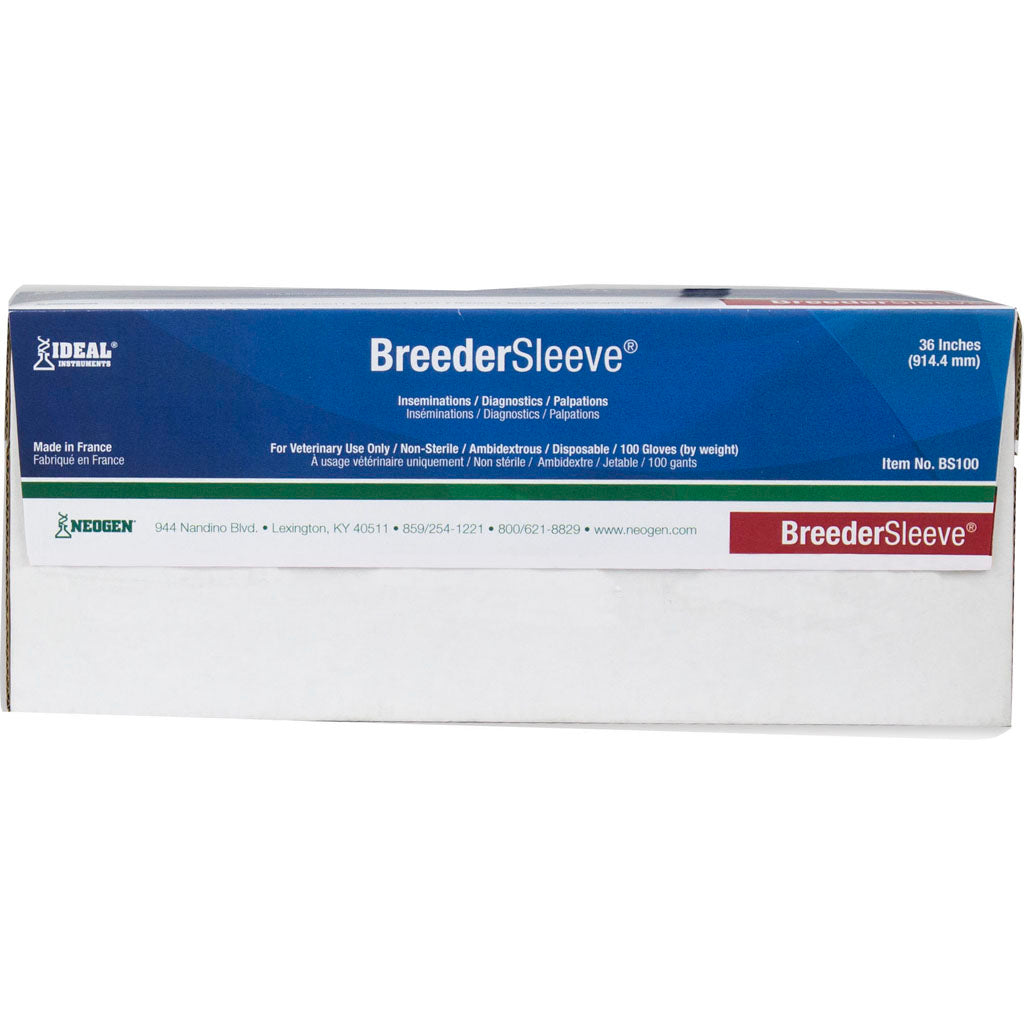 Shoulder Length Disposable Breeder Sleeve 1 Mil (RED, 36IN - 100CT)