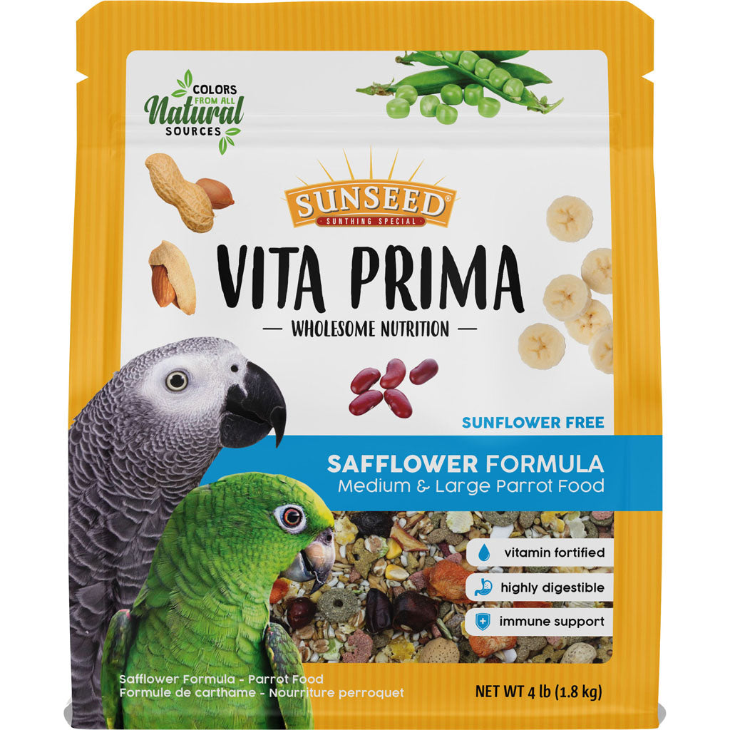 Vita Prima Safflower Md & Lg Parrot Food (4.5 LB)