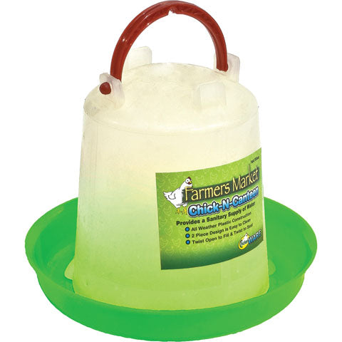 Chicken Canteen Plastic (GREEN, 2 GAL-LG)