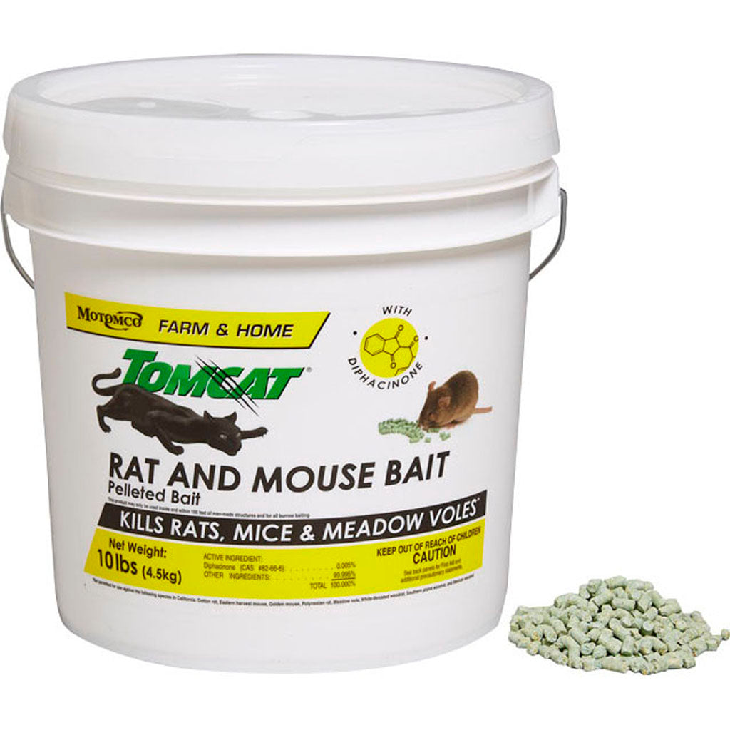 Tomcat Rat & Mouse Pelleted Bait Pail (10 LB)