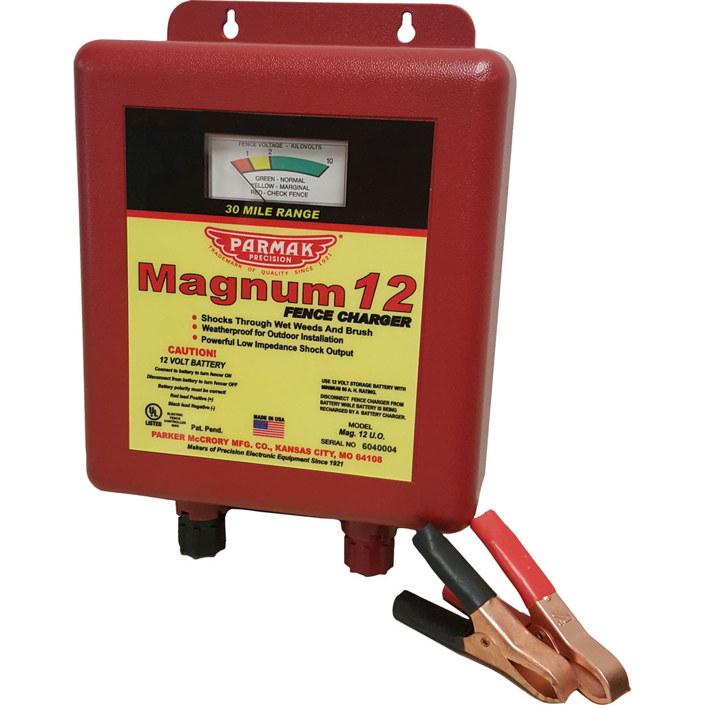 Parmak Magnum 12 Volt Fence Charger (30 MILE-12 VOLT)