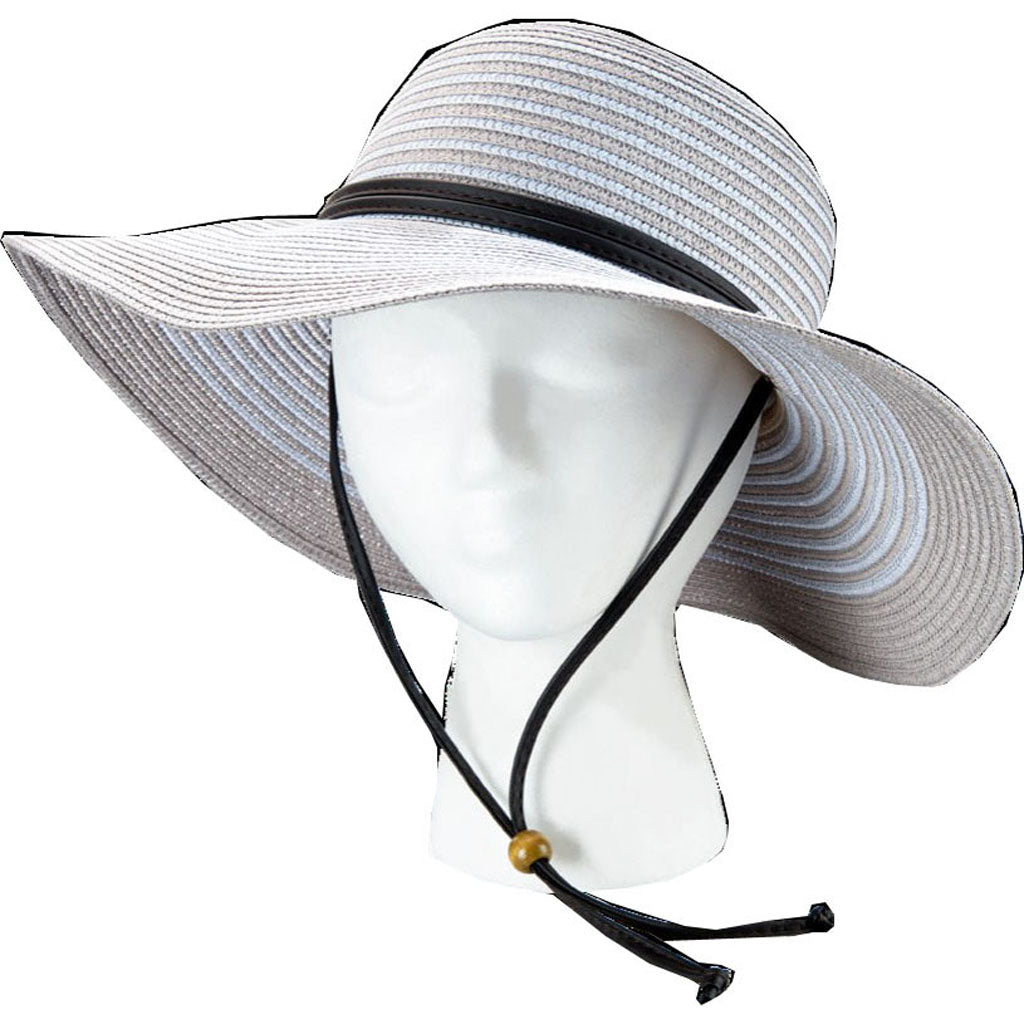 Sloggers Womens Braided Wide Brim Hat (GRAY, O/S)