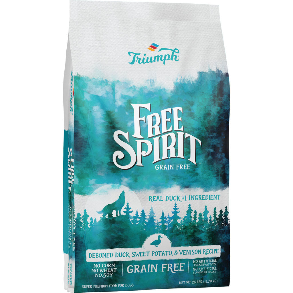 Triumph Grain Free Dog Food (DUCK/SWEET POTA, 26 LB)