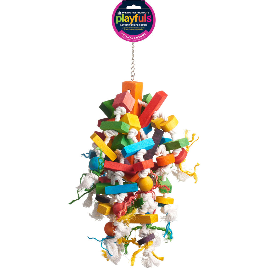 Bodacious Bites Wizard Bird Toy (8.75X7.5X19.5 I)