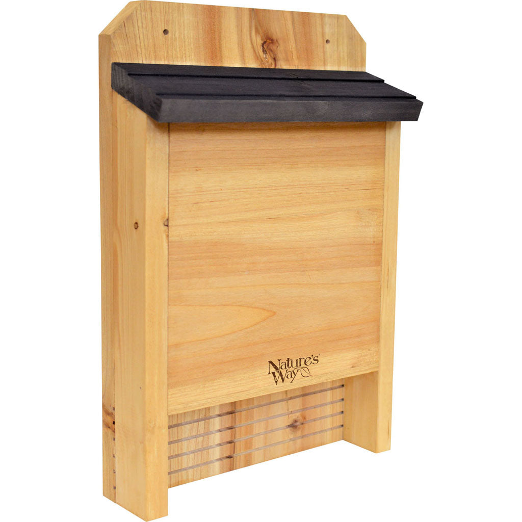 Single Chamber Bat House (CEDAR, 15X10X3.5 IN)