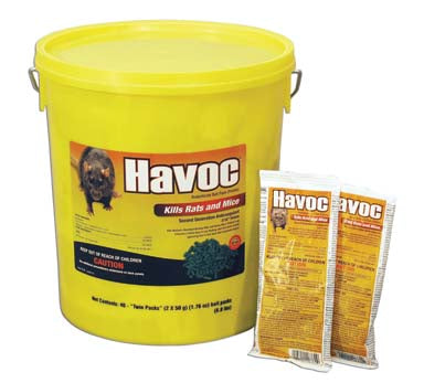Havoc Rodenticide Bait Packs (50 G-40 PK)