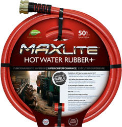 Swan Element Maxlite Hot Rubber+ Hose (RED, 5/8 IN X 50 FT)