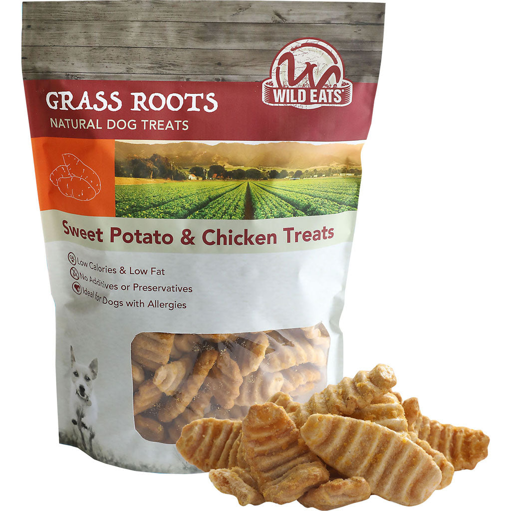 Wild Eats Sweet Potato & Chicken Dog Treats (SWEET POTATO, 12 OZ)