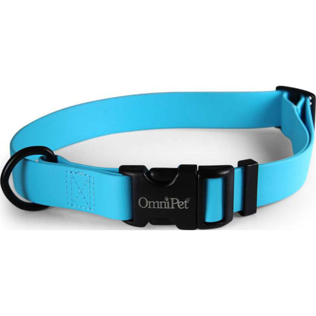 Carnival Biothane Dog Collar (LIGHT BLUE, 1 X 18 X 26 IN)