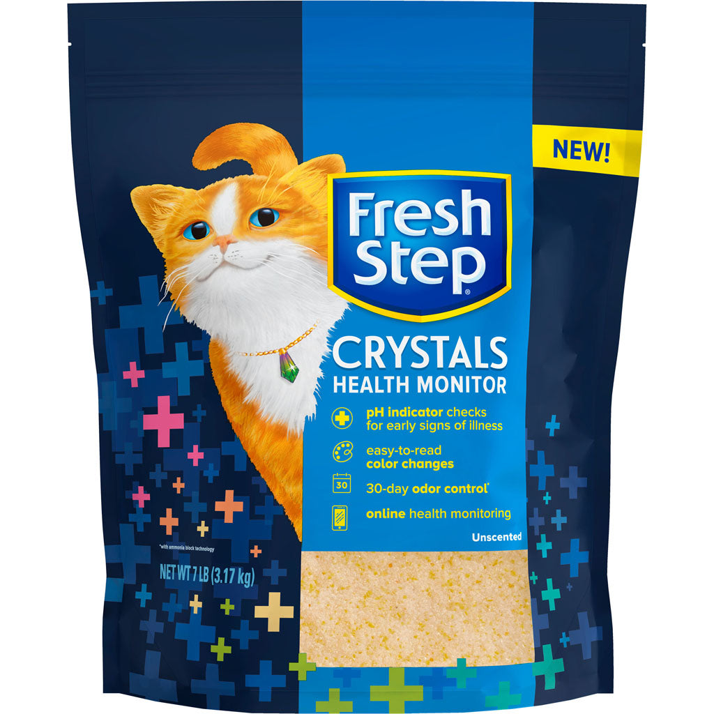 Fresh Step Crystals Health Monitor Cat Litter (7 LB)