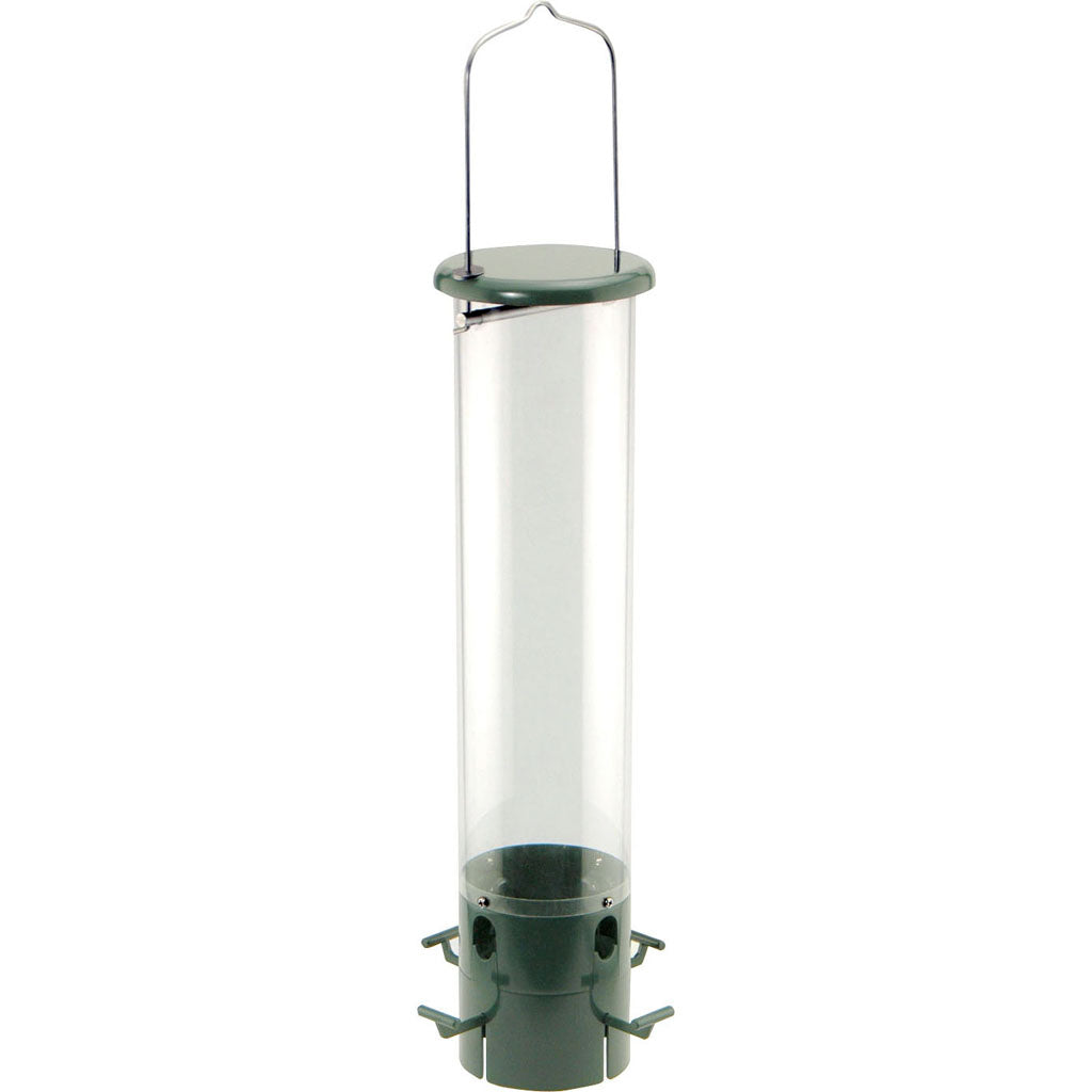 The Magnet Squirrel-Resistant Wild Bird Feeder (HUNTER GREEN, 7.5 LB CAP)