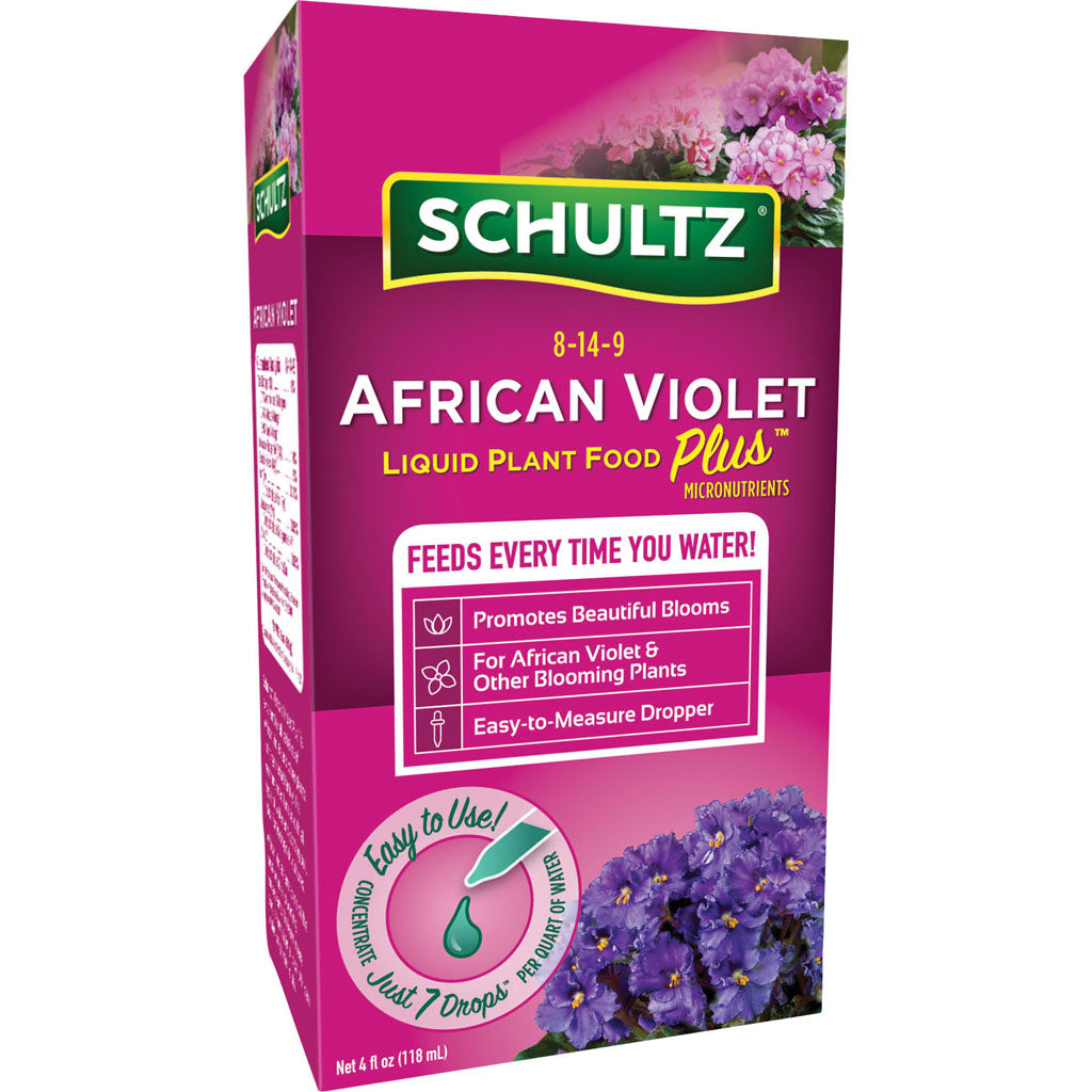 African Violet Plus Liquid Plant Food 8-14-9 (4 OZ)