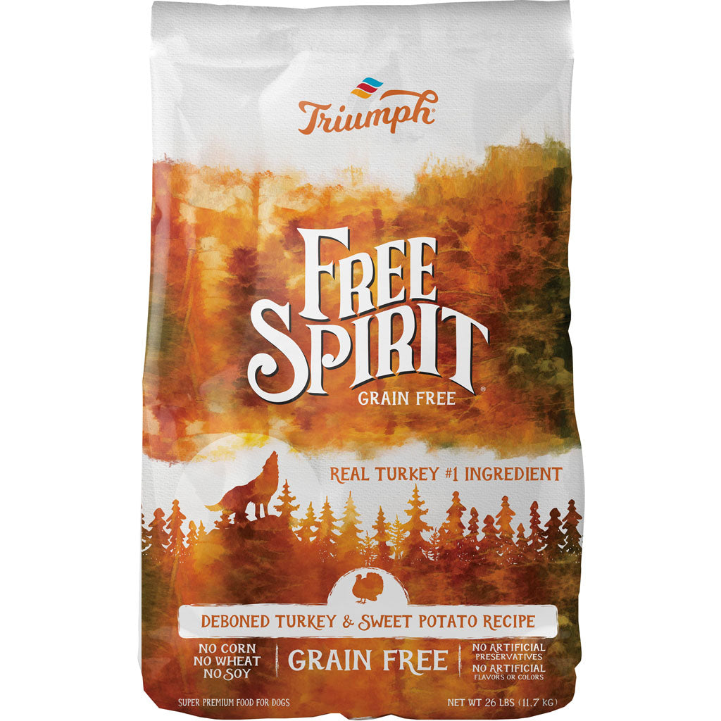 Triumph Grain Free Dog Food (TURKEY/SWEET PO, 26 LB)