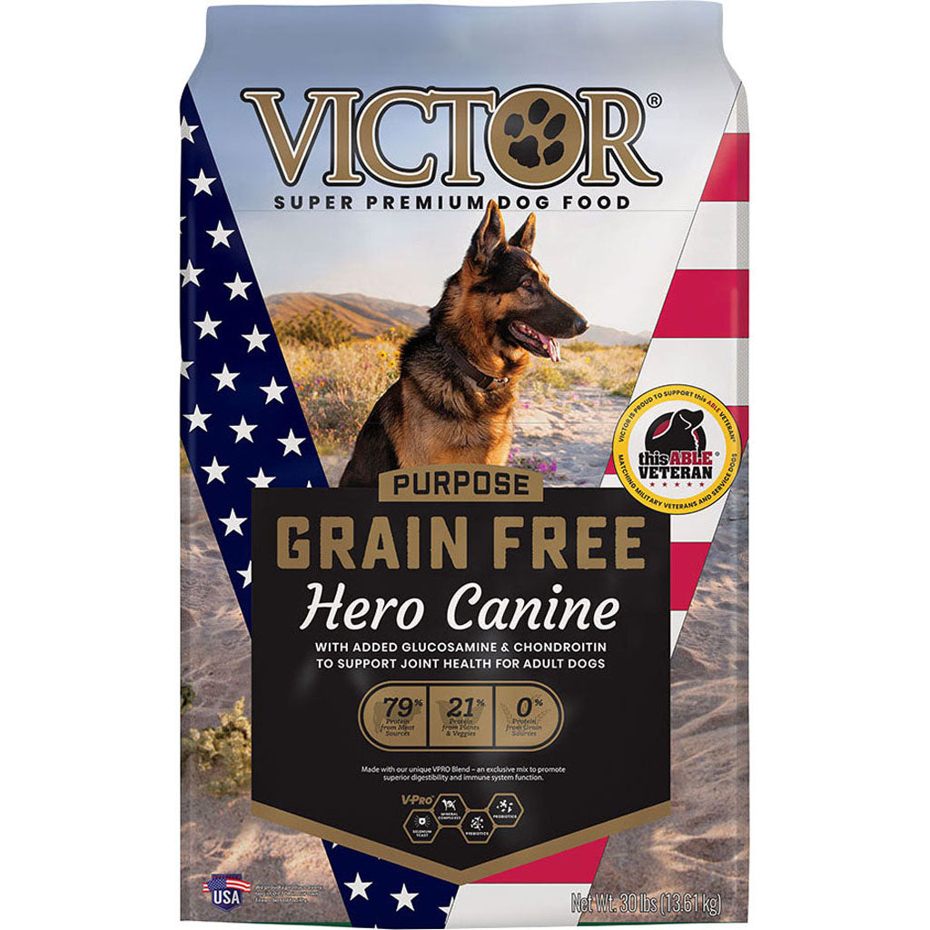 Purpose Grain Free Hero Canine Dog Food (BEEF/CHICKEN/PO, 30 LB)