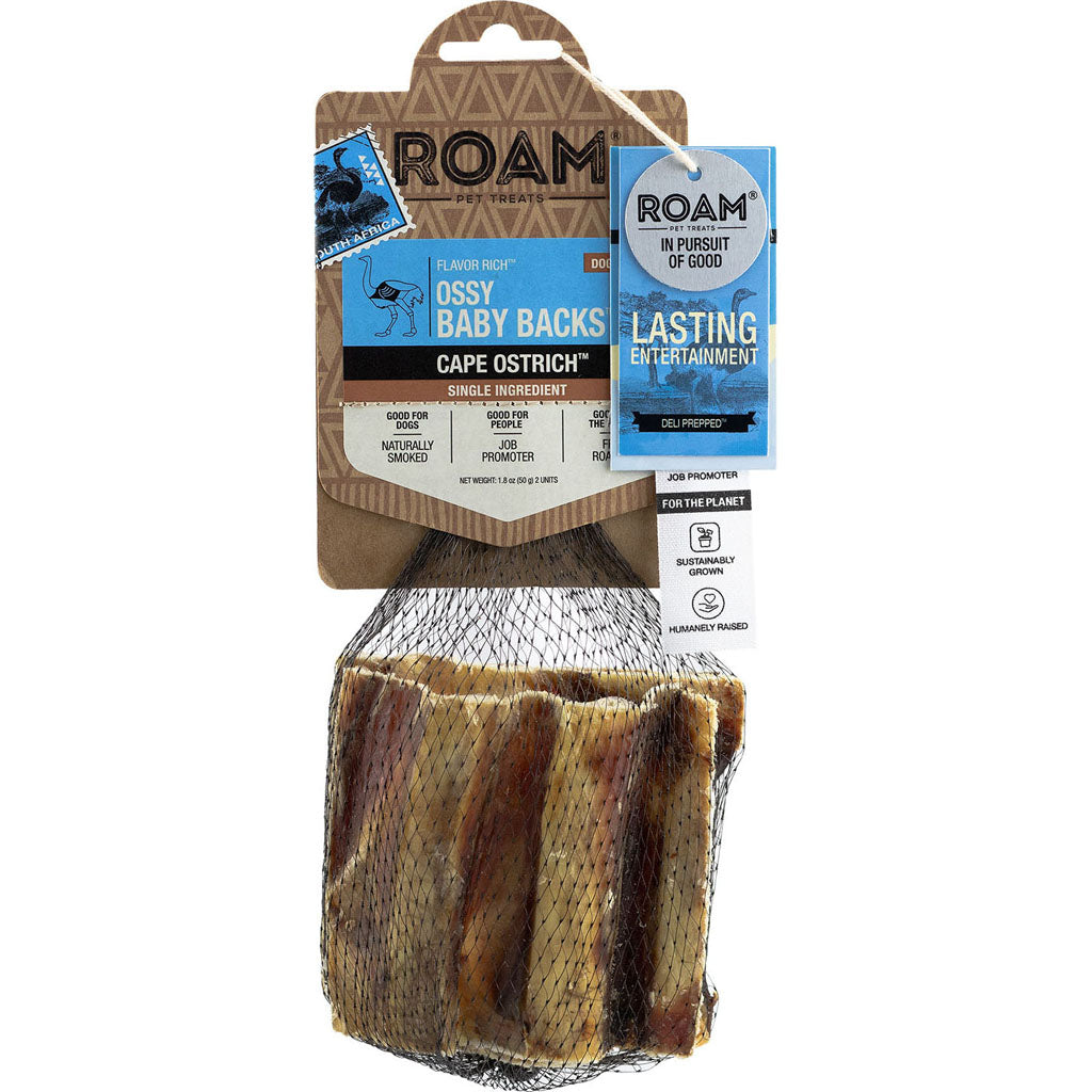 Roam Flavor Rich Ossy Baby Backs (OSTRICH, 2 PK)