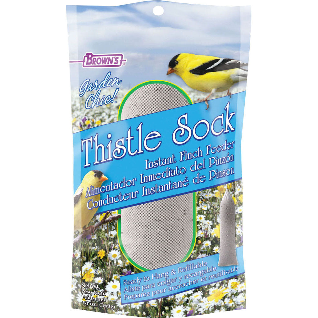Garden Chic! Thistle Sock Instant Finch Feeder (13 OZ)