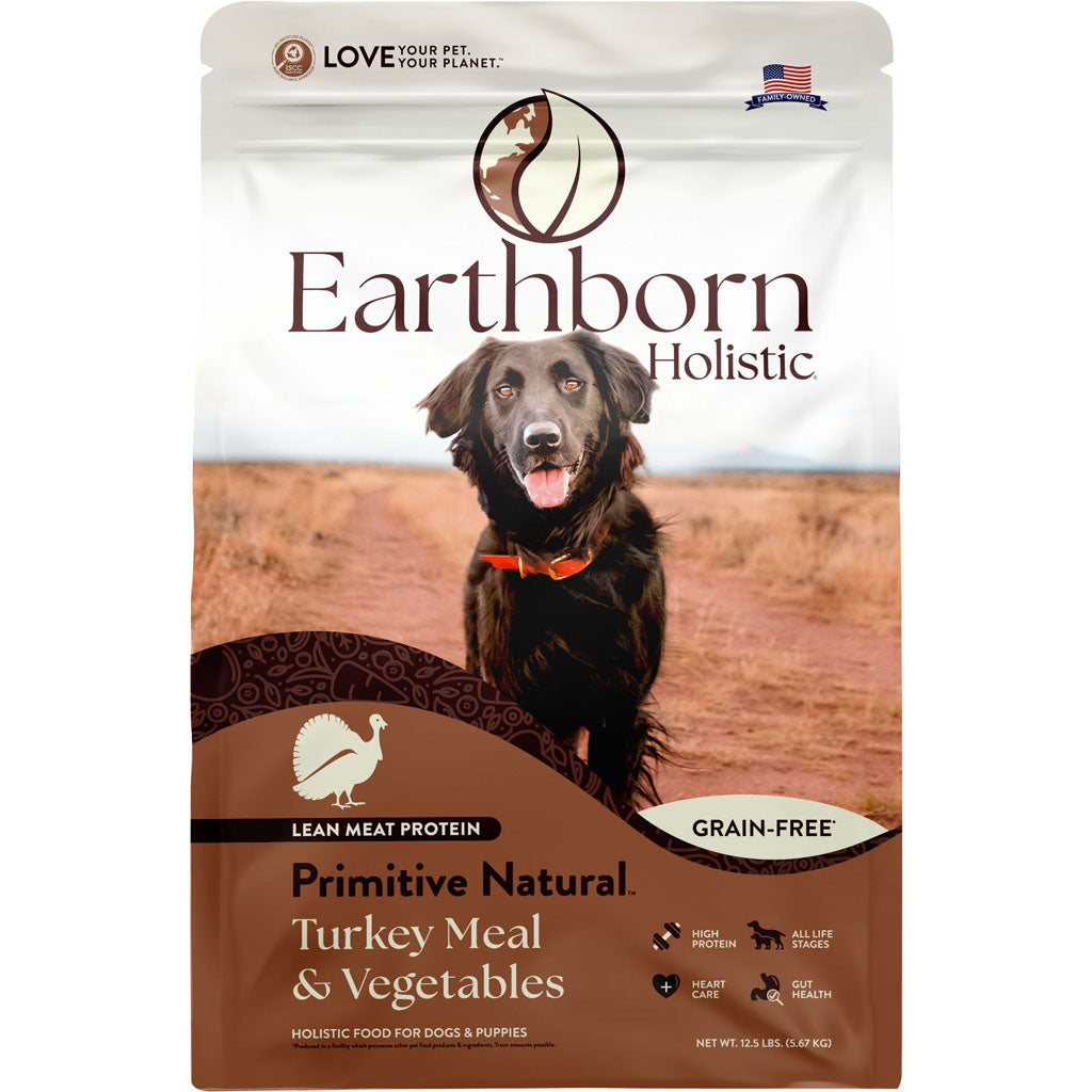Holistic Primitive Natural Grain Free Dog Food (TURKEY/CHICKEN/, 12.5 LB)