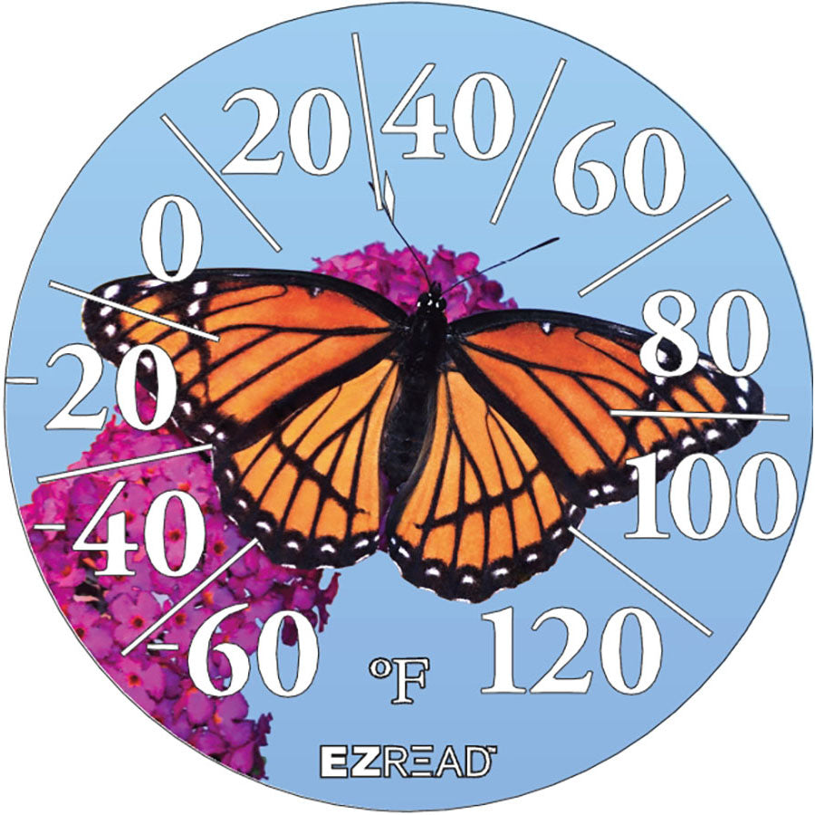 Ezread Indoor/Outdoor Dial Thermometer (BUTTERFLY, 12.5 IN)