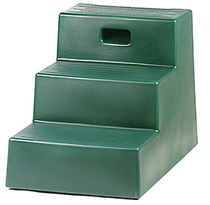 Horsemen'S Pride 3 Step Mounting Block (GREEN, 21X18 3/4 IN)