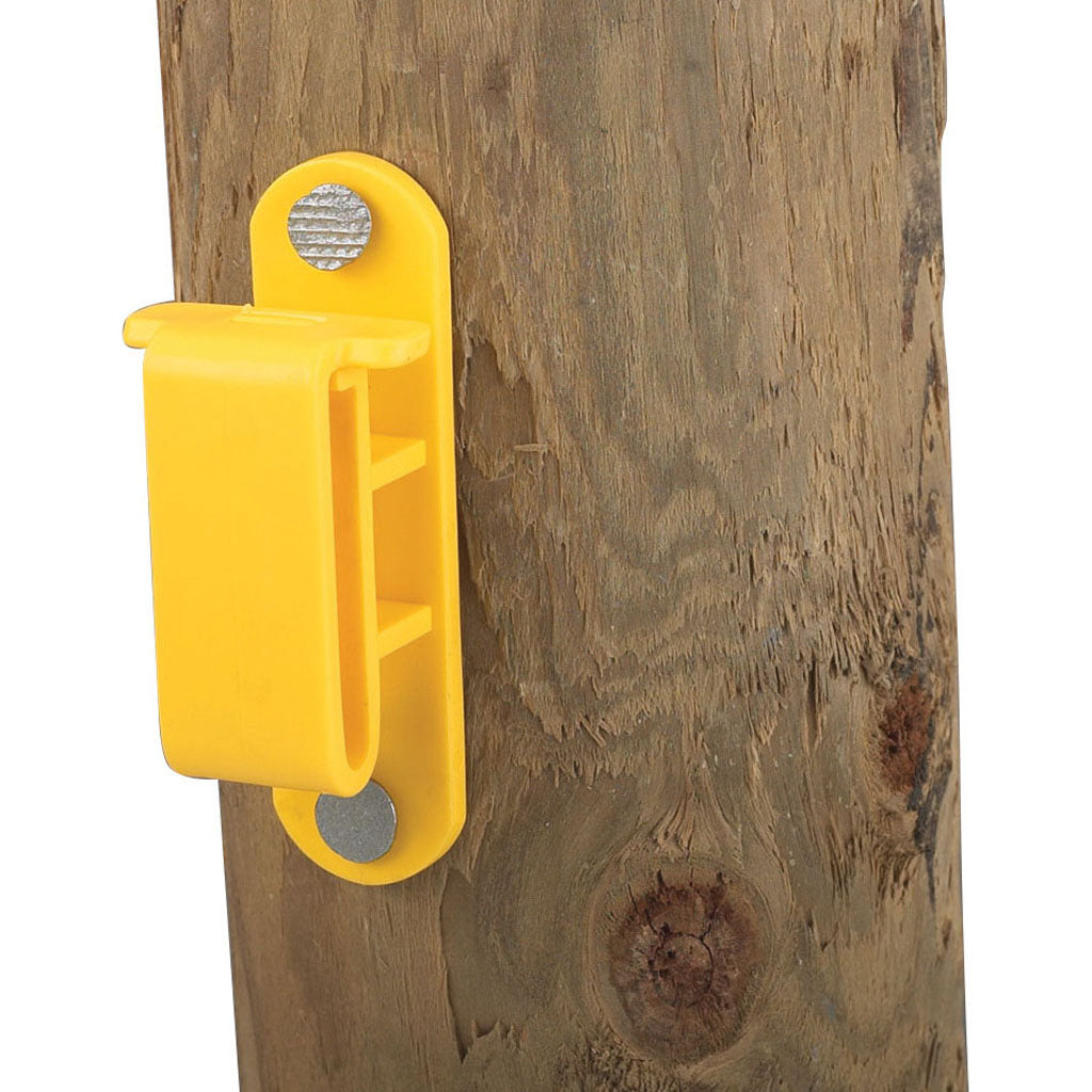Snug Wood Post Tape Insulator (YELLOW, 25 PK)