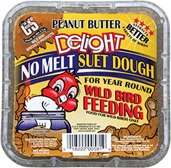 C&S Delight No Melt Suet Dough (PEANUT BUTTER, 11.75 OZ)