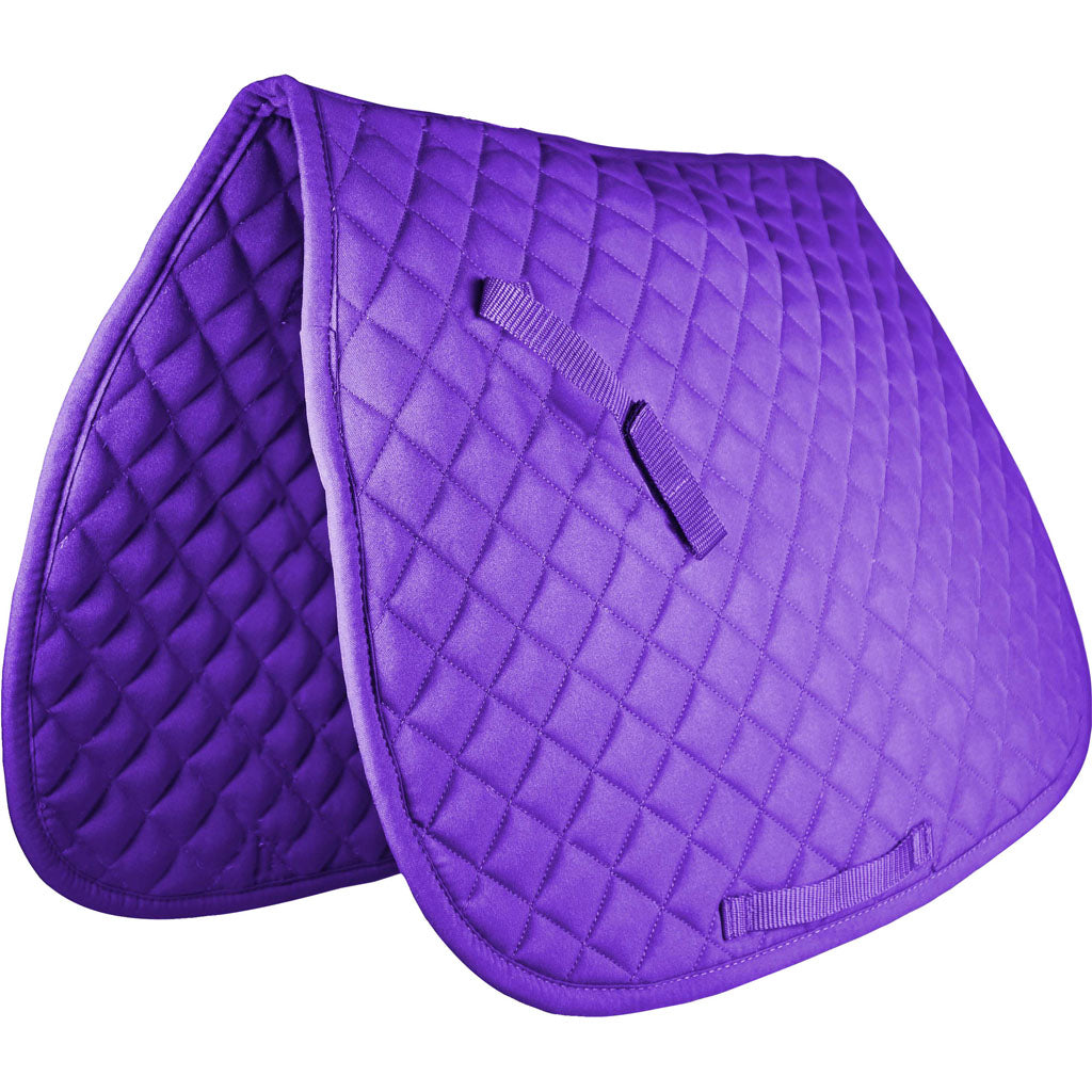 Gatsby Basic All-Purpose Saddle Pad (PURPLE, 22X18 IN)