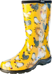 Sloggers Womens Waterproof Comfort Boot (CHICKEN YELLOW, SZ 9)
