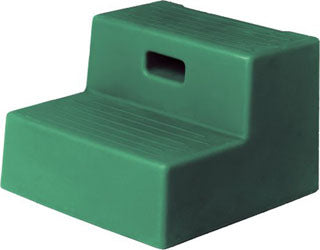 Horsemen'S Pride 2 Step Mounting Block (GREEN, 15X18 3/4 IN)
