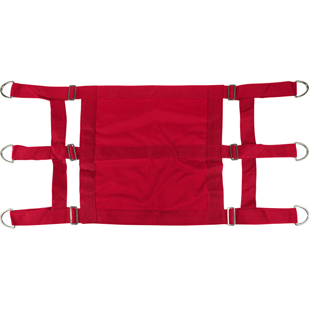 Gatsby Nylon Stall Guard With Closed Center (RED, 36-48 IN)