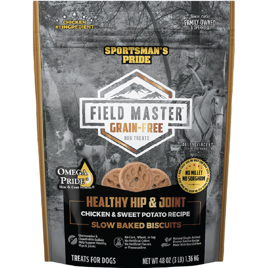 Field Master Healthy Hip & Joint Gf Dog Treats (CHICKEN/SWEET P, 48 OZ)