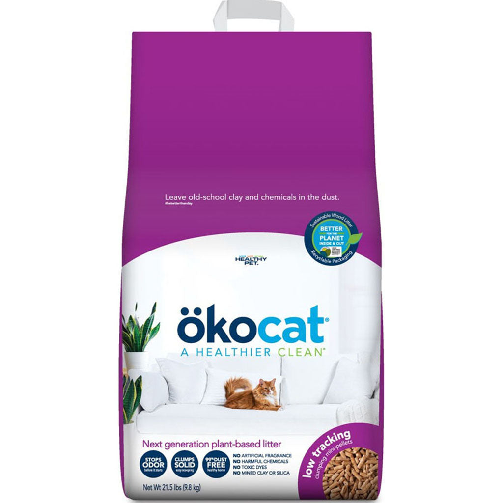Okocat Low Tracking Mini Pellets Cat Litter (21.5 LB)