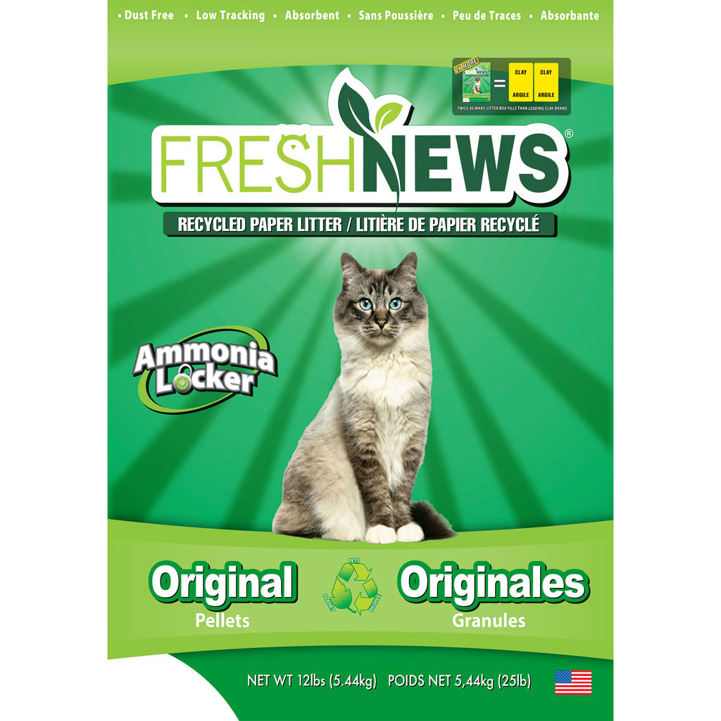 Fresh News Paper Cat Litter (12 LB)