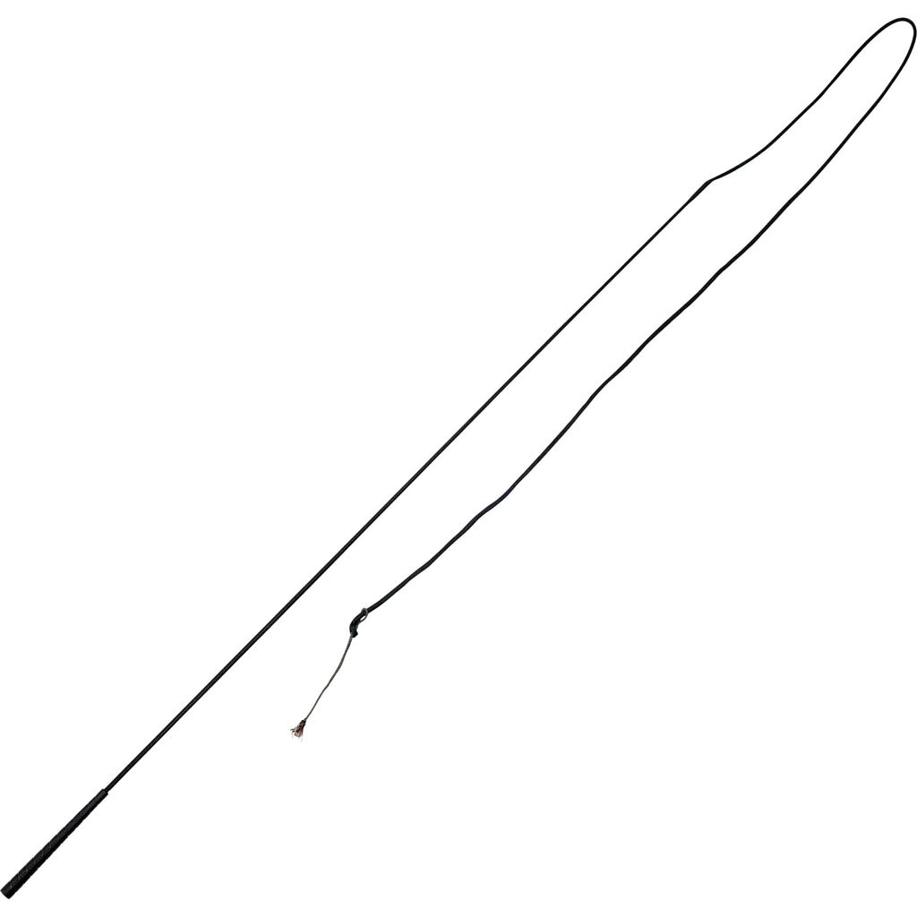 Lunge Whip W/Popper (BLACK, 72 IN)
