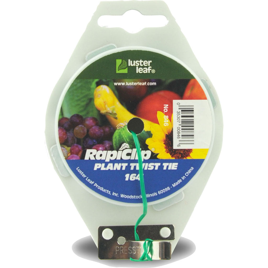 Rapiclip Plant Twist Tie W/Cutter (GREEN, 164 FT)