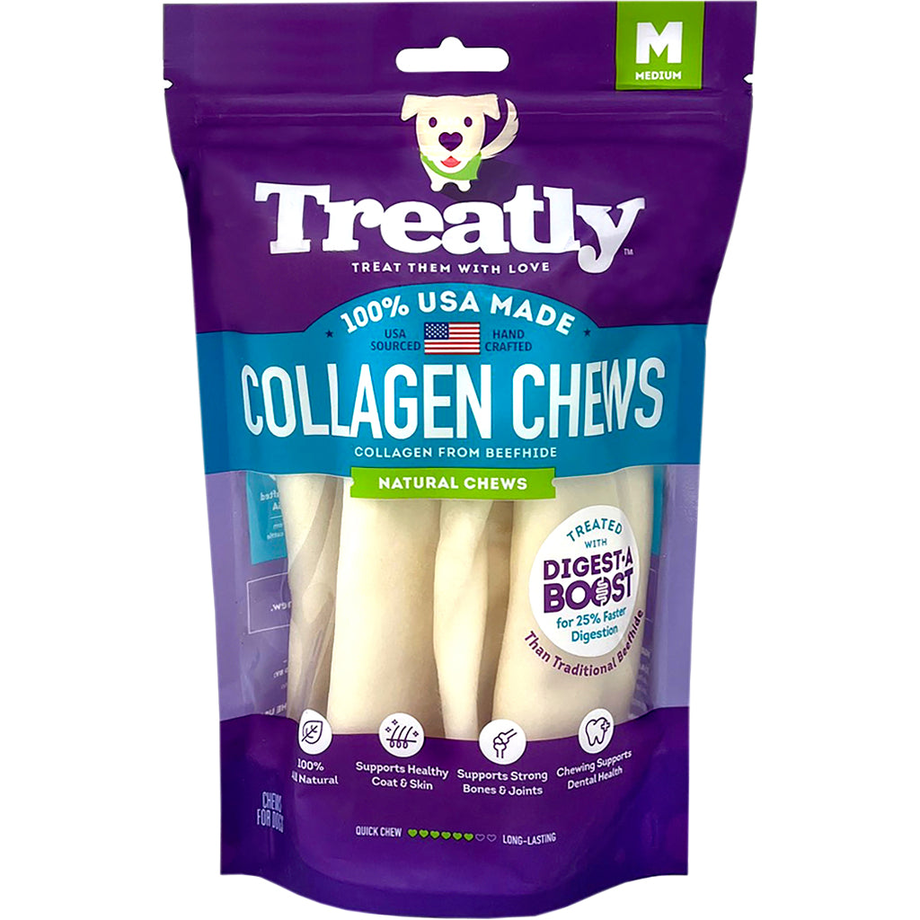 Treatly Usa Collagen Wraps (NATURAL, 6 IN-4 PK)