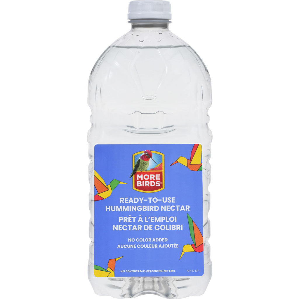 More Birds Hummingbird Nectar Ready To Use (CLEAR, 64 OZ)