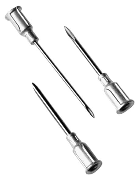 Aluminum Hub Disposable Needle (20 GA X1 IN)