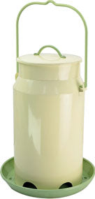 Milk Pail Bird Feeder (WHITE, 5 LB CAP)